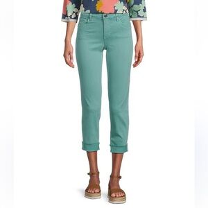 Kut from the Kloth Teal Rolled Hem Pants